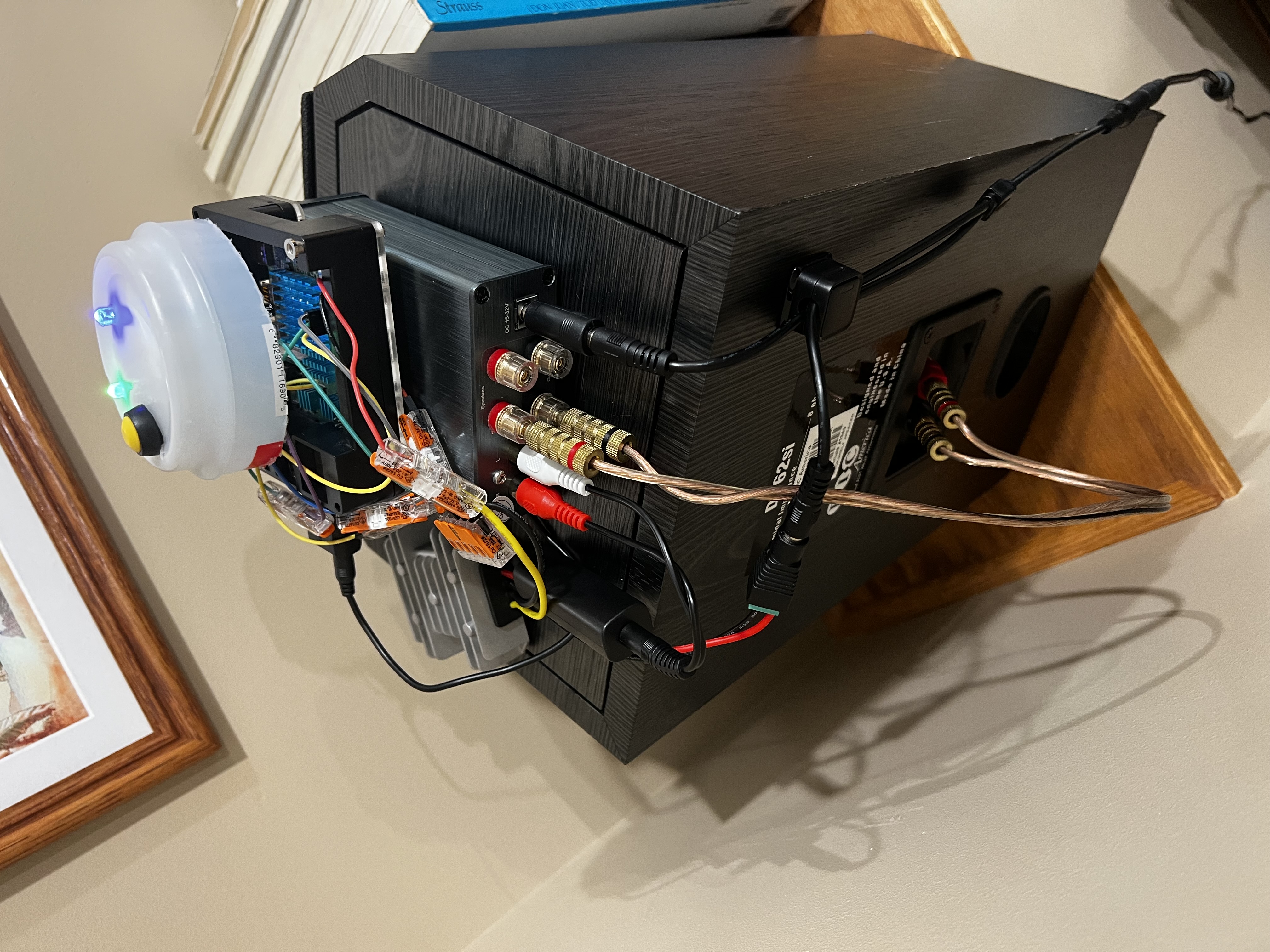 Left speaker wiring