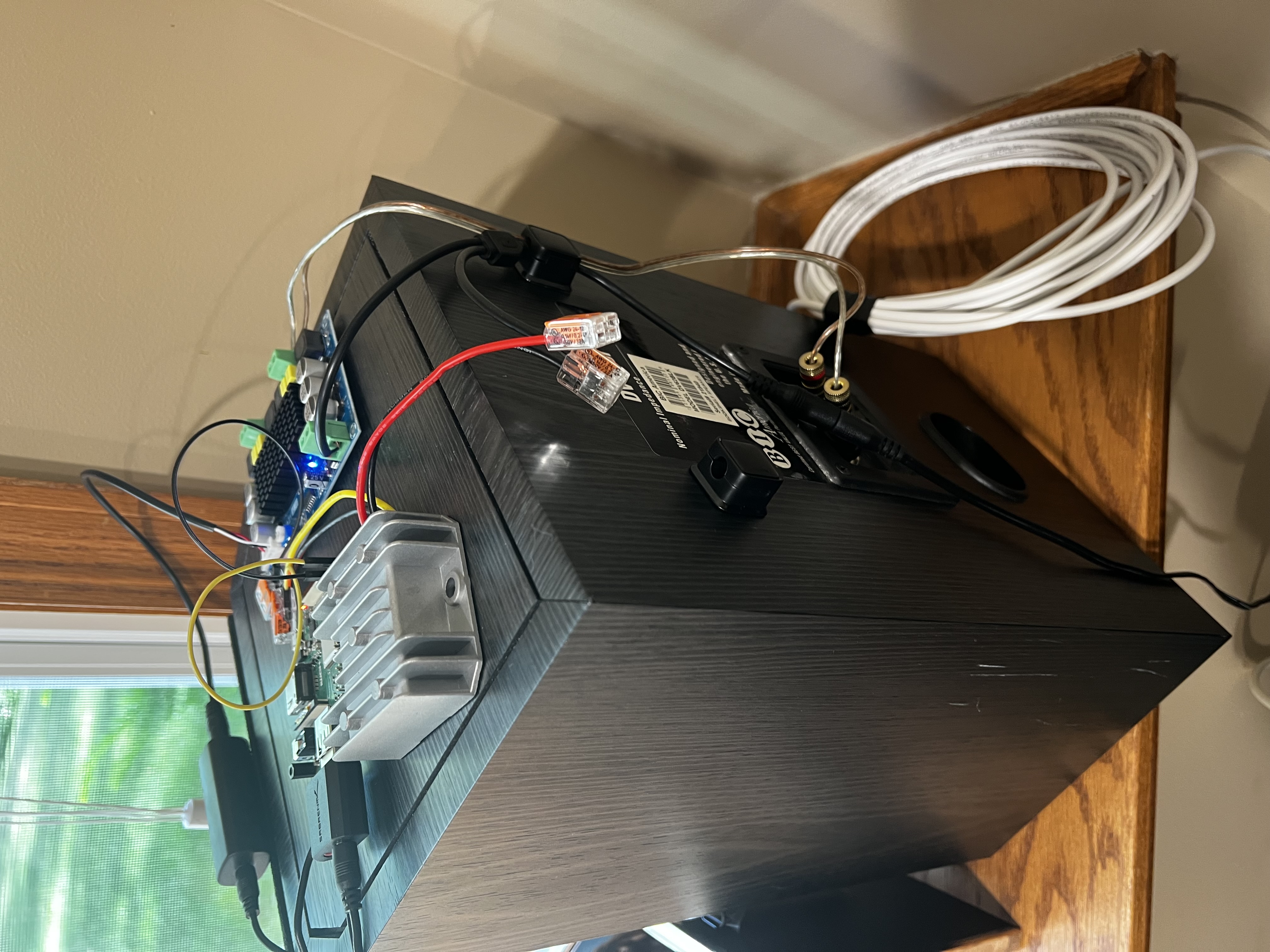 Left speaker rear angle